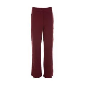Maroon Fitted Dress Pants