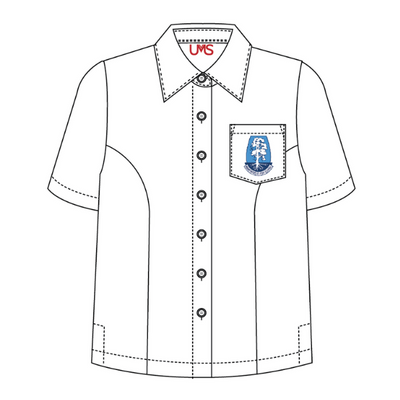 Senior Blouse Ladies S/S White