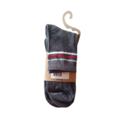 SOC Boys Academic Formal Socks Charcoal 3pk