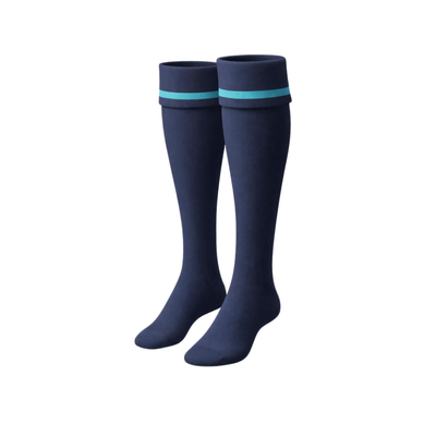 Formal Navy Socks Long (Boys)