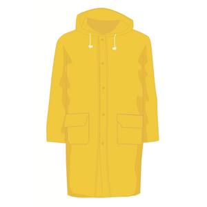 SHP PVC Yellow Raincoat