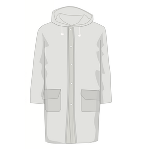 SHP PVC Clear Raincoat