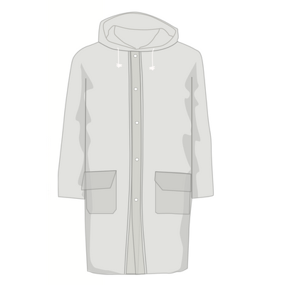 SHP PVC Clear Raincoat