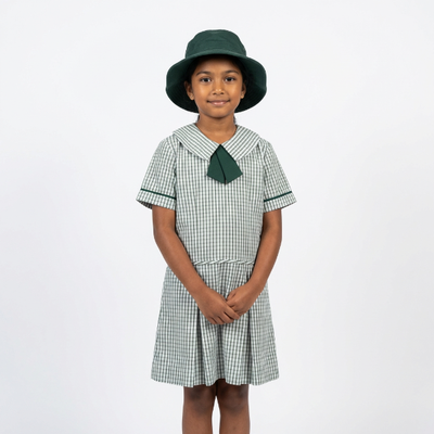 Girls Checked Day Dress