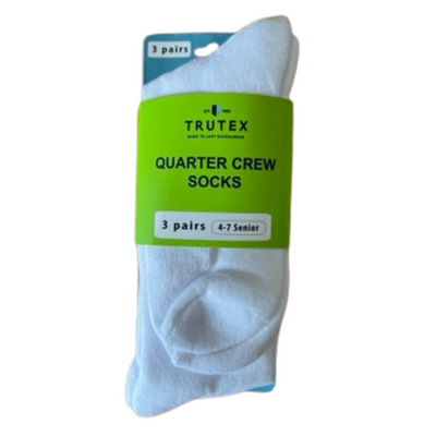 Sport Socks - 1/4 Crew (3pr/pack)