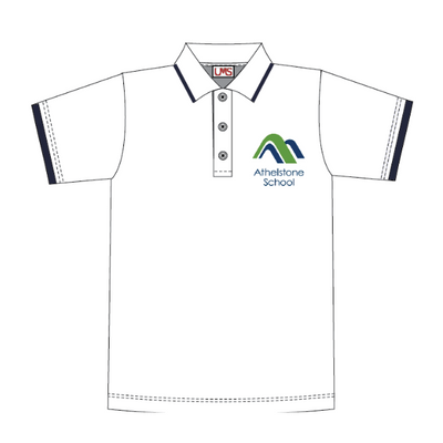 Short Sleeve Polo -White