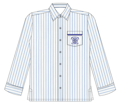 WHO Jnr Striped Long Sleeve Shirt