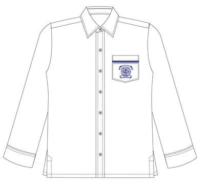 WHO Snr White Long Sleeve Shirt